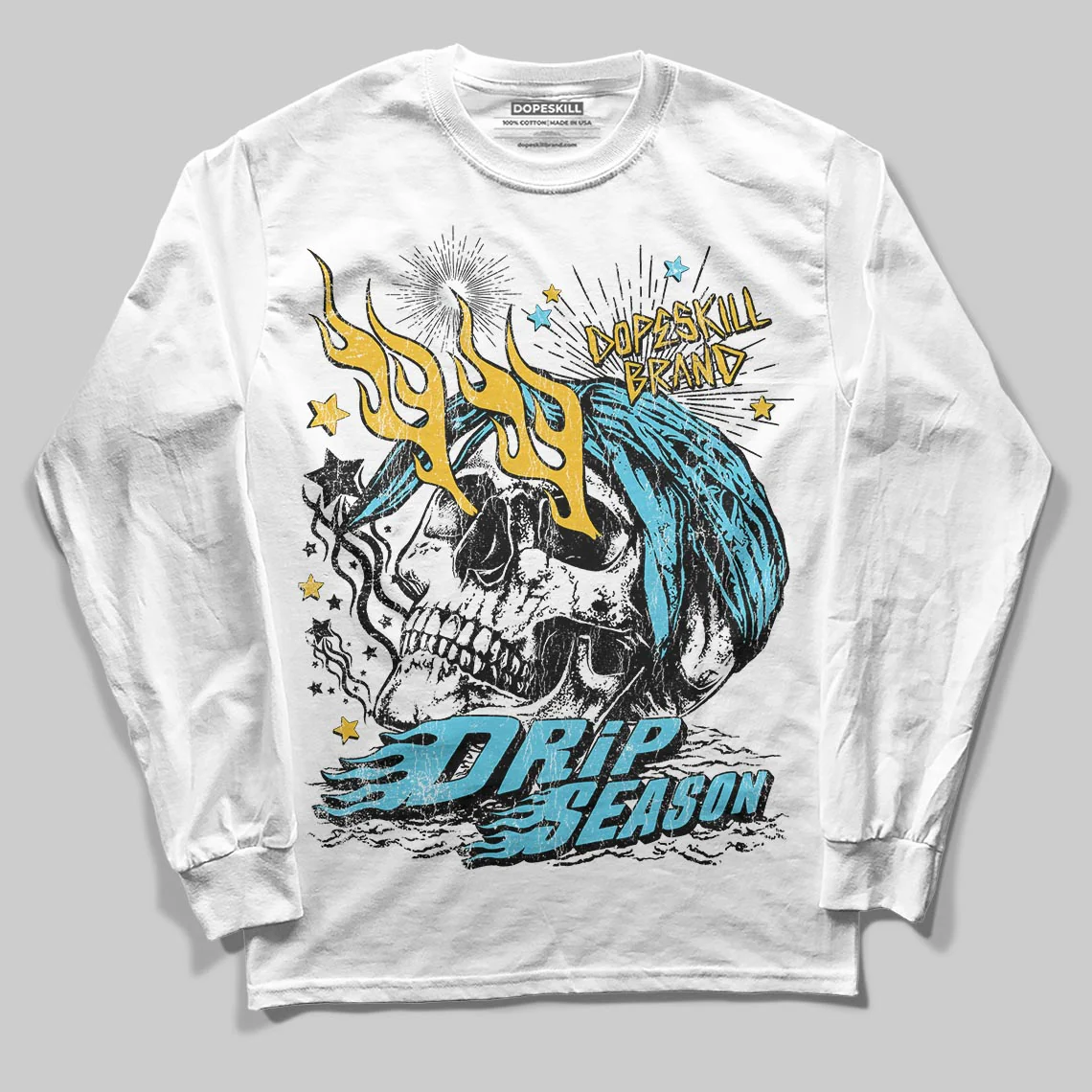 Gamma 11s DopeSkill Long Sleeve T-Shirt Drip Season Graphic - Image 2