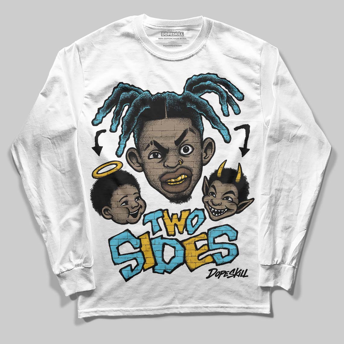 Gamma 11s DopeSkill Long Sleeve T-Shirt Two Sides Graphic - Image 2