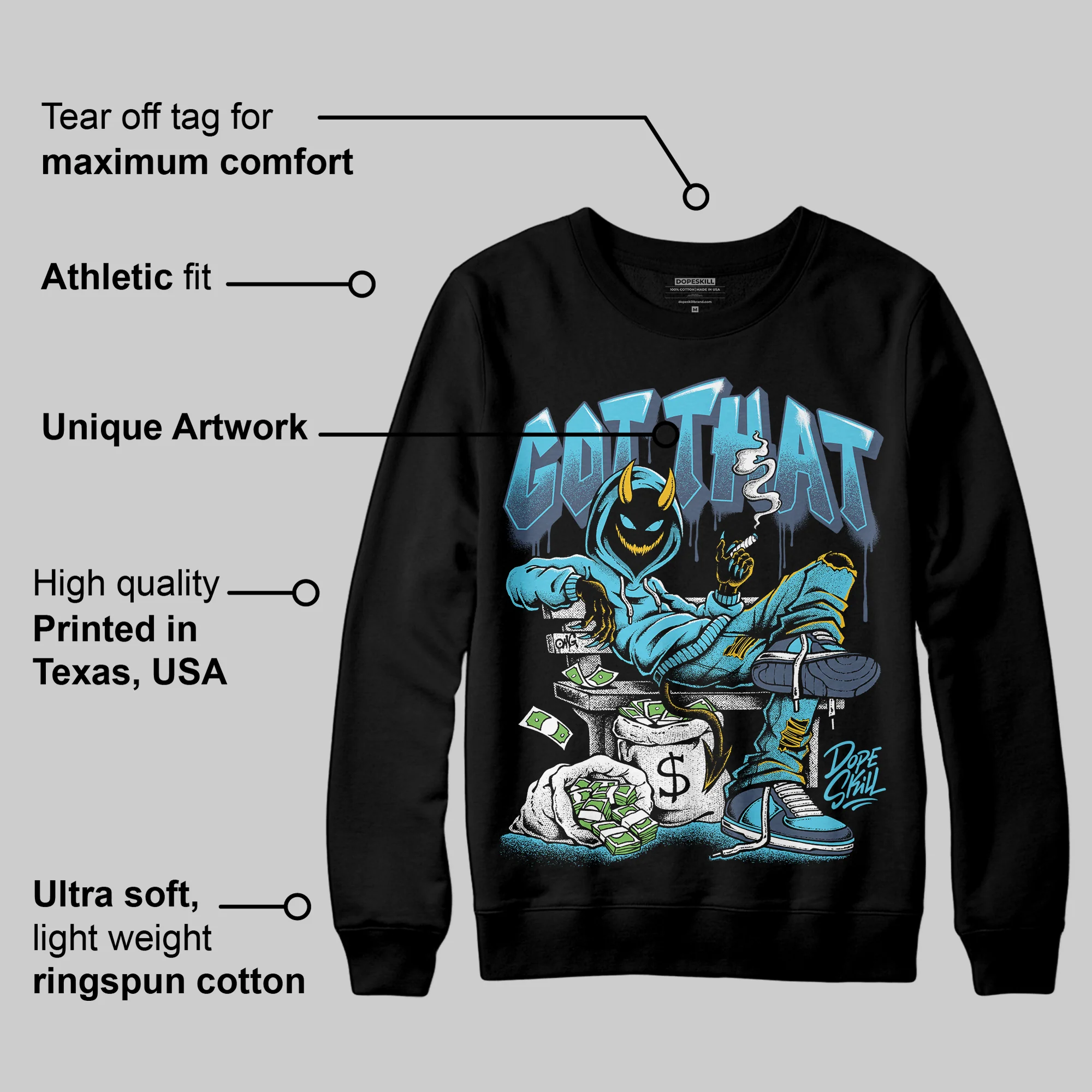 Gamma 11s DopeSkill Sweatshirt Got That Graphic - Image 3