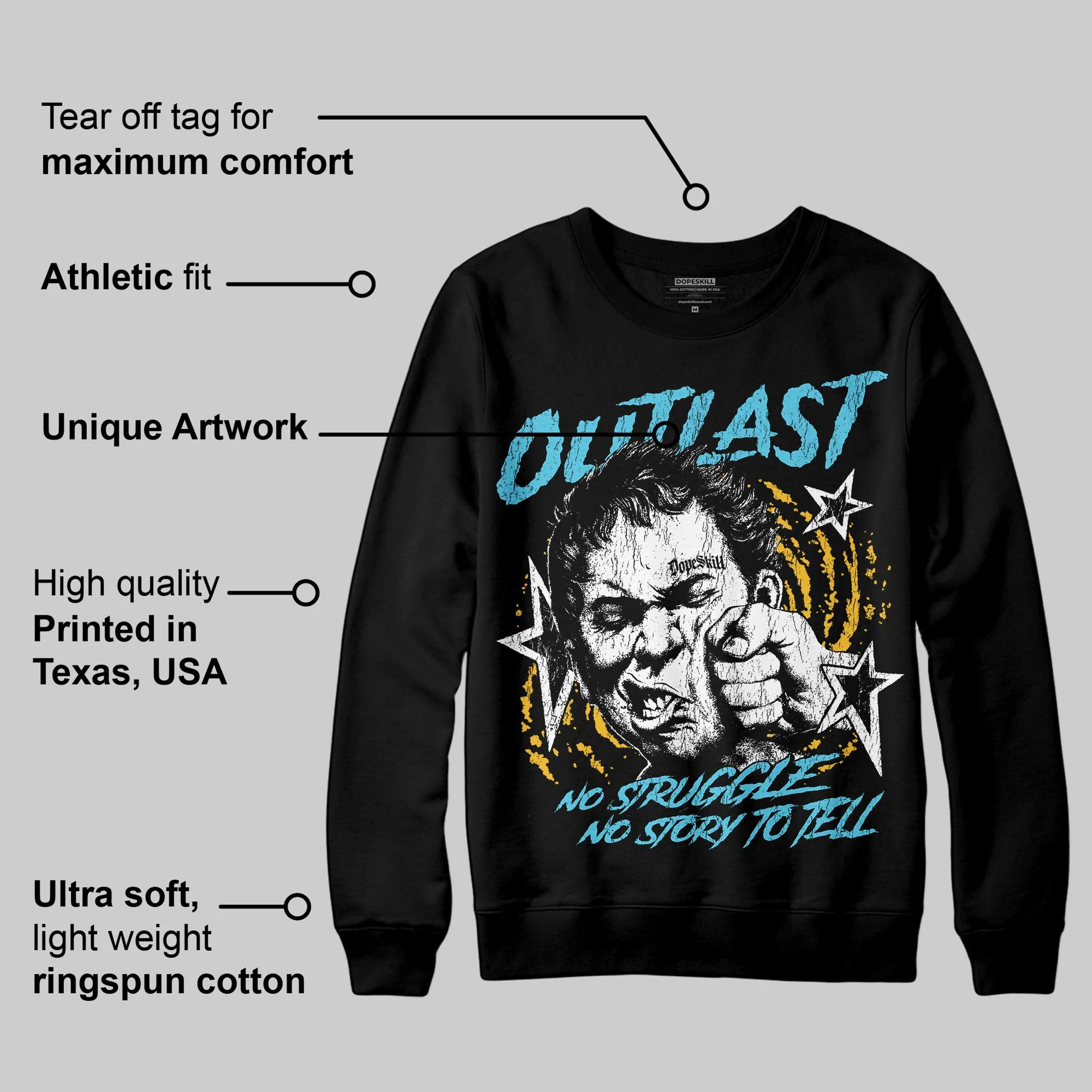 Gamma 11s DopeSkill Sweatshirt Outlast Graphic - Image 3
