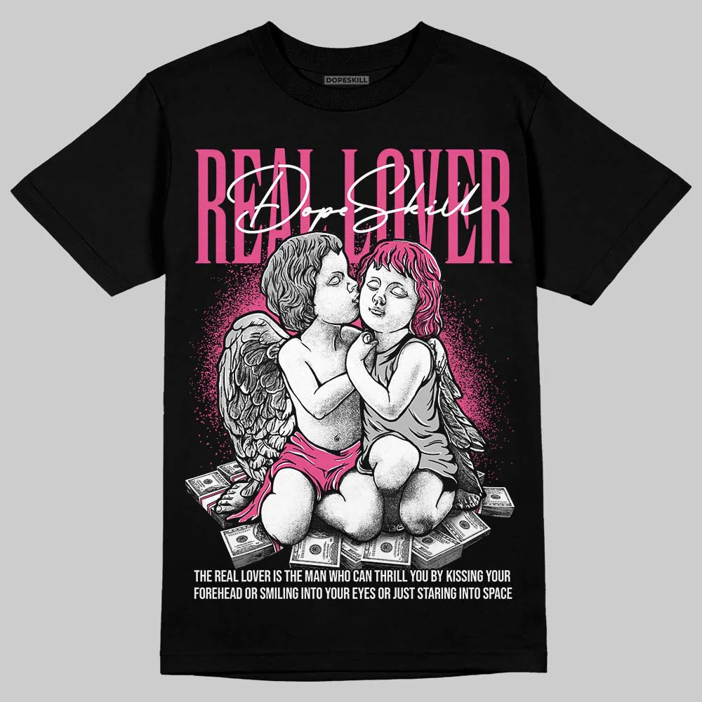 Gel-1130 "Pink Glo/Black" DopeSkill T-Shirt Real Lover Graphic - Image 2