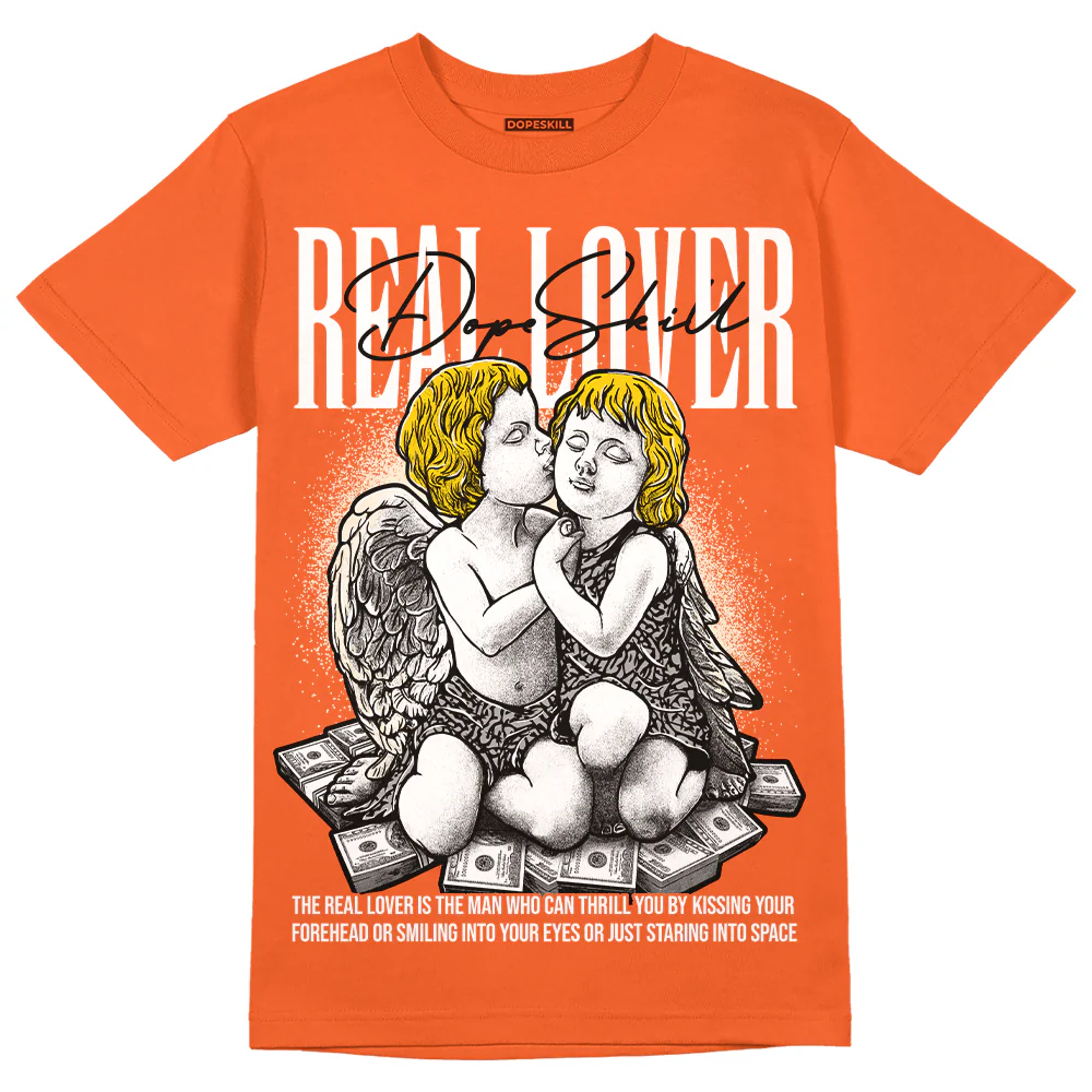 Georgia Peach 3s DopeSkill Orange T-shirt Real Lover Graphic