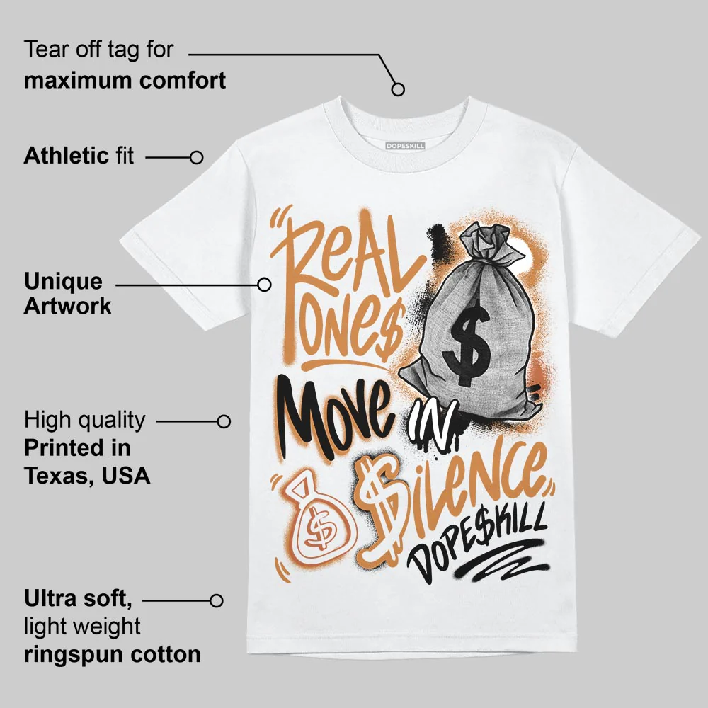 Golf "US Open" 14s DopeSkill T-Shirt Real Ones Move In Silence Graphic - Image 3