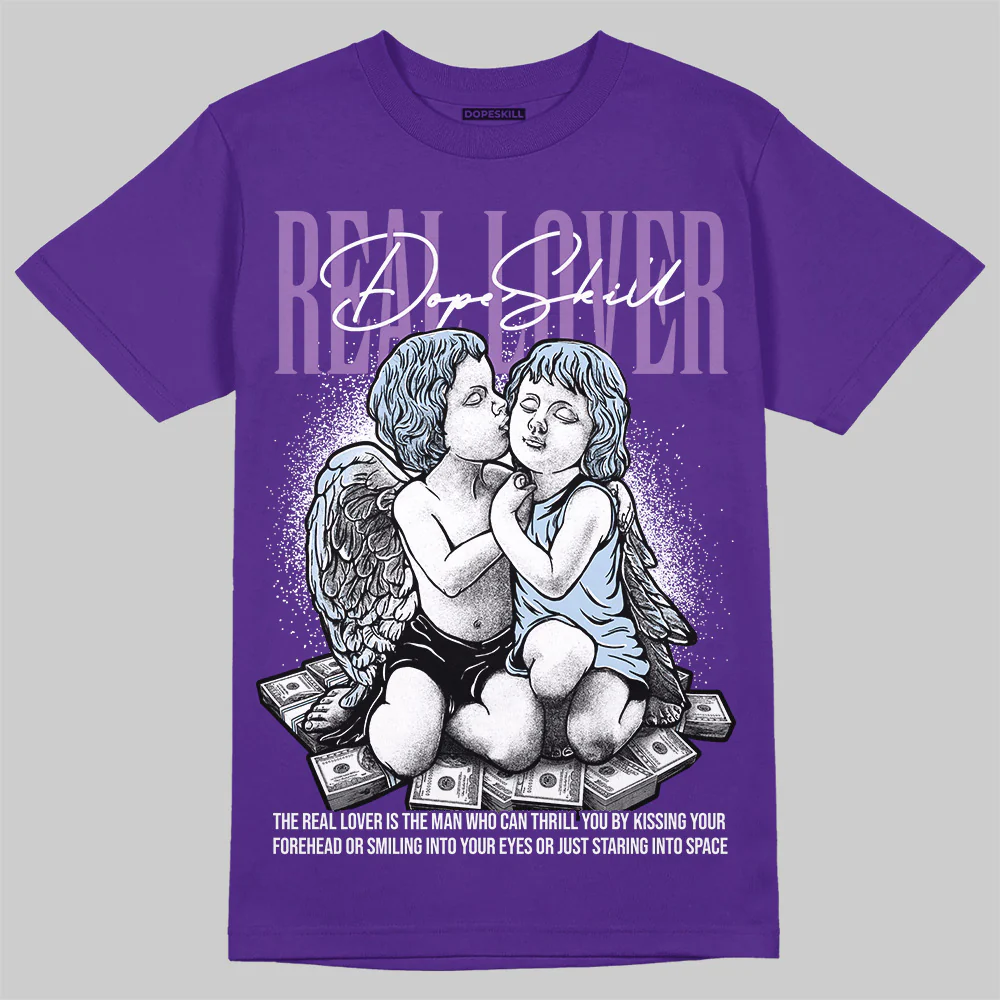 Grape 5s DopeSkill T-Shirt Real Lover Graphic - Image 3