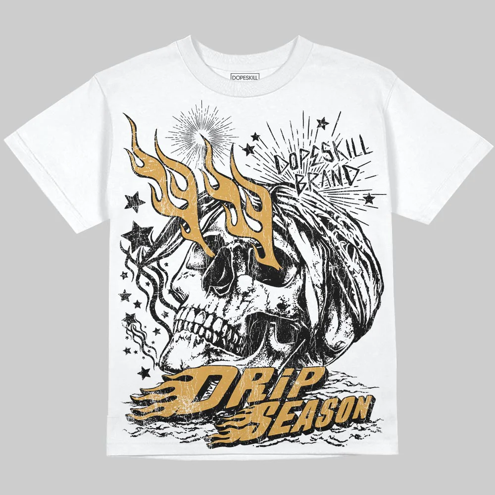 Gratitude 11s DopeSkill Oversize Print T-Shirt Drip Season Graphic