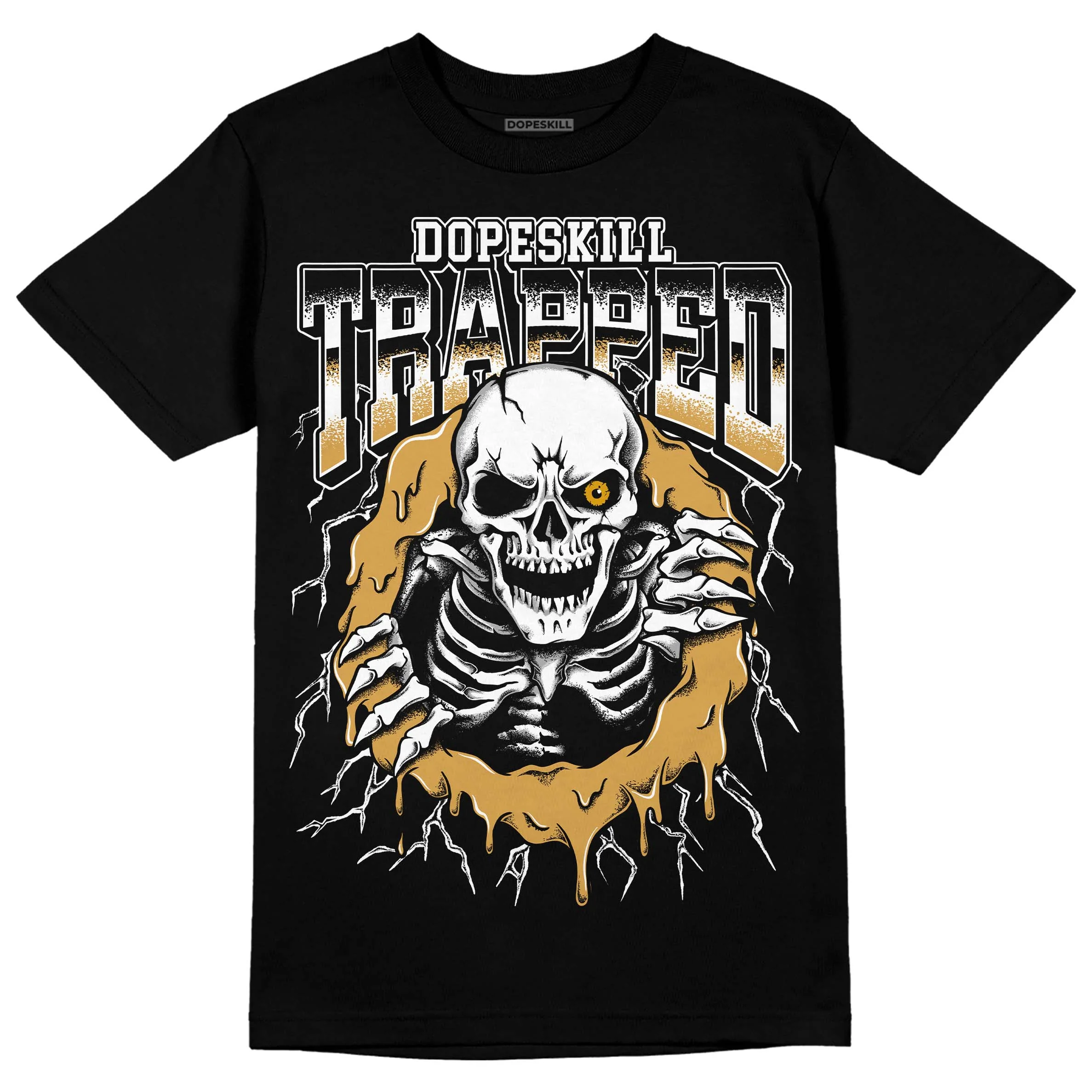 Gratitude 11s DopeSkill T-Shirt Trapped Halloween Graphic - Image 2