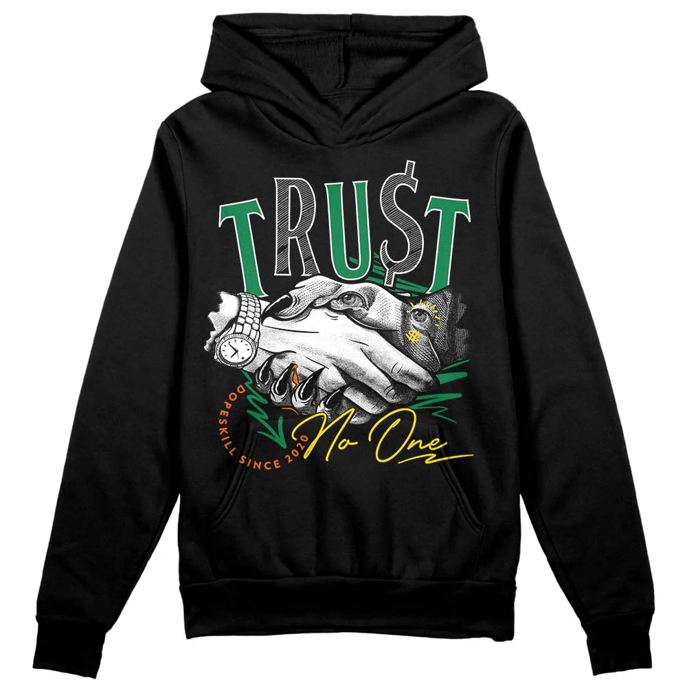 Green Collection DopeSkill Hoodie Sweatshirt Trust No One Graphic - Image 2