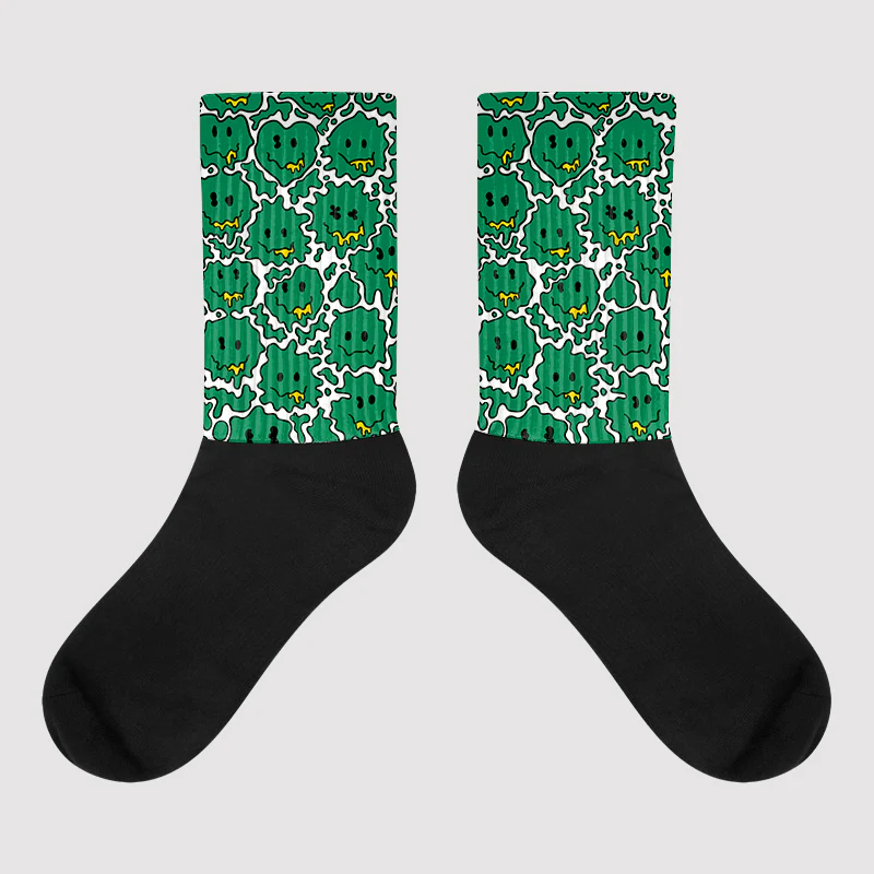 Green Collection DopeSkill Sublimated Socks Slime Graphic