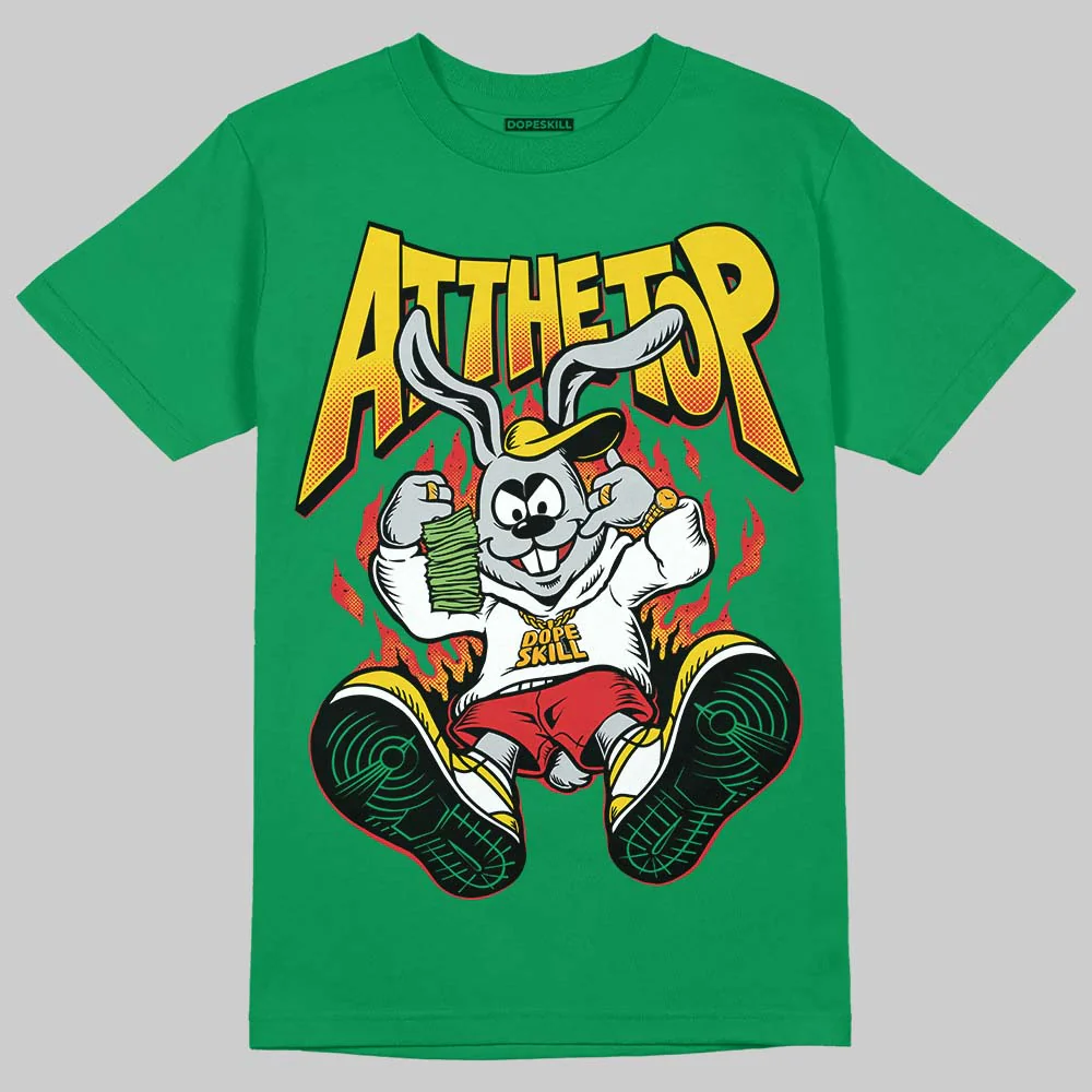 Green Collection DopeSkill T-Shirt At The Top Graphic - Image 3