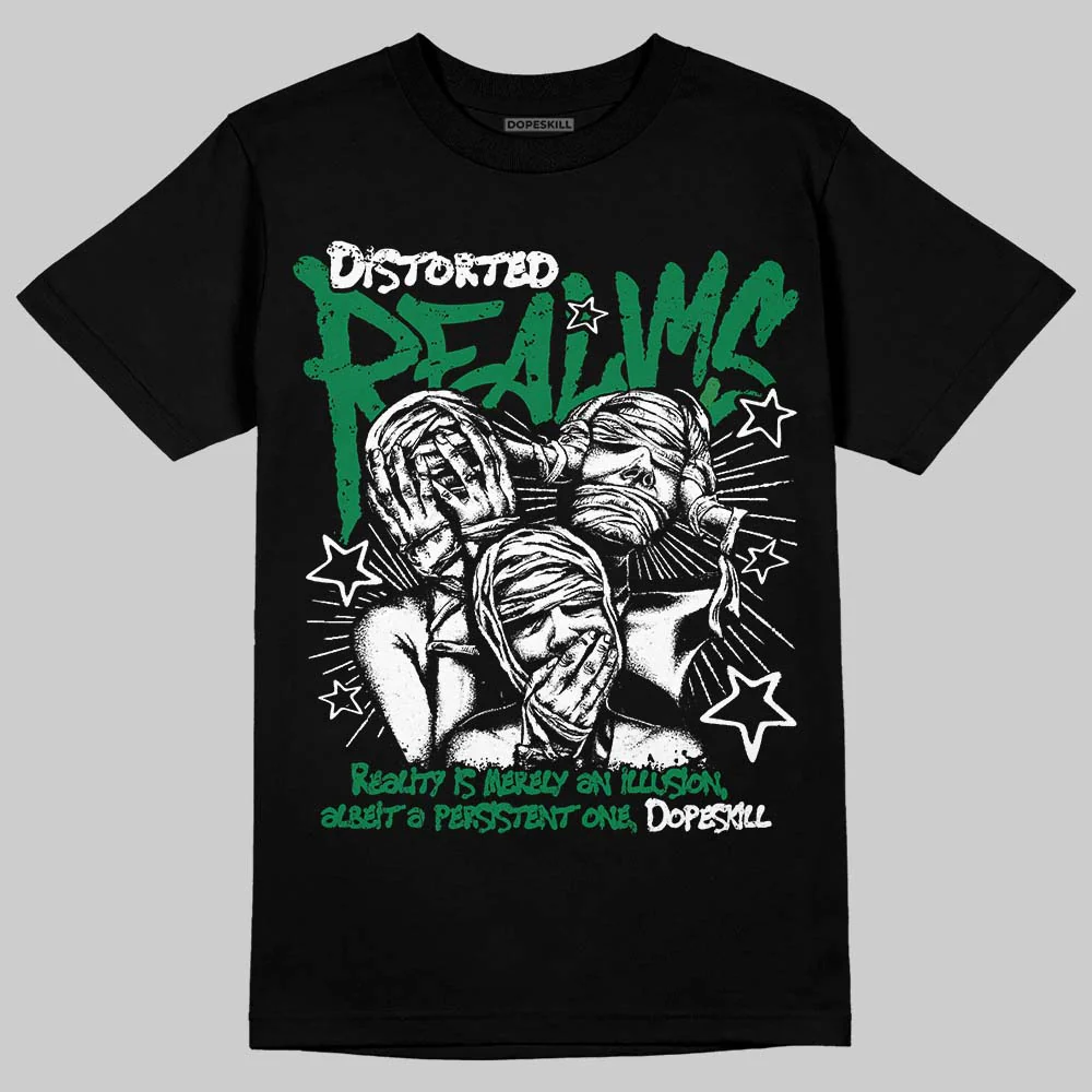 Green Collection DopeSkill T-Shirt Distorted Realms Graphic - Image 2