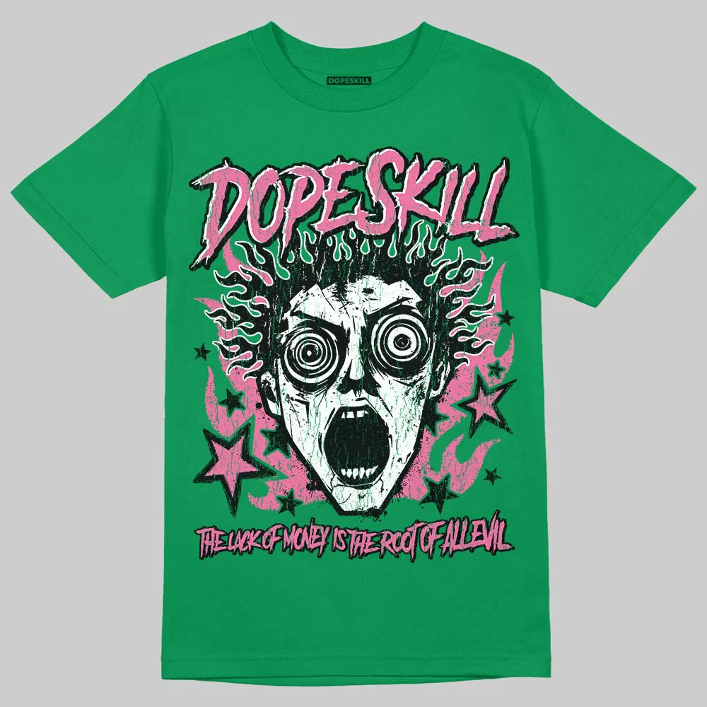 Green Collection DopeSkill T-Shirt Root of Evil Graphic - Image 3