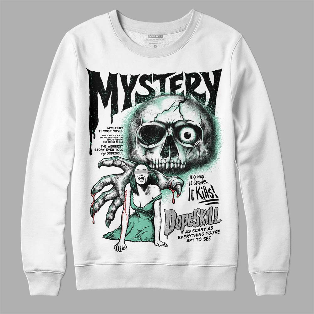 Green Glow 3s DopeSkill Sweatshirt Mystery Ghostly Grasp Graphic - Image 2