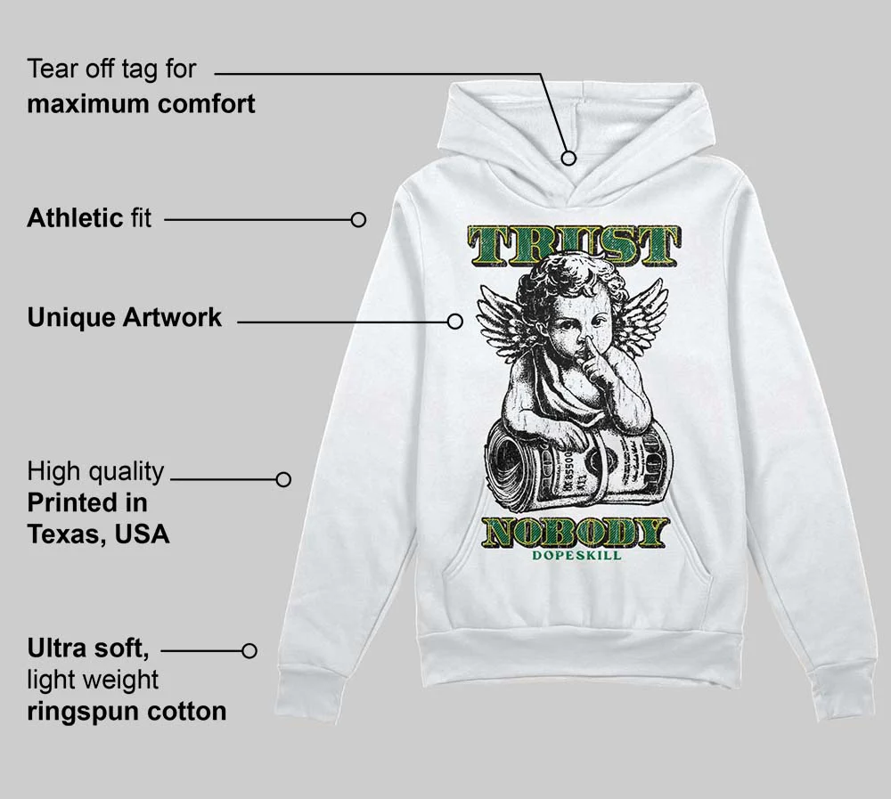 Green 'Trust Nobody' DopeSkill Graphic Hoodie - Image 3
