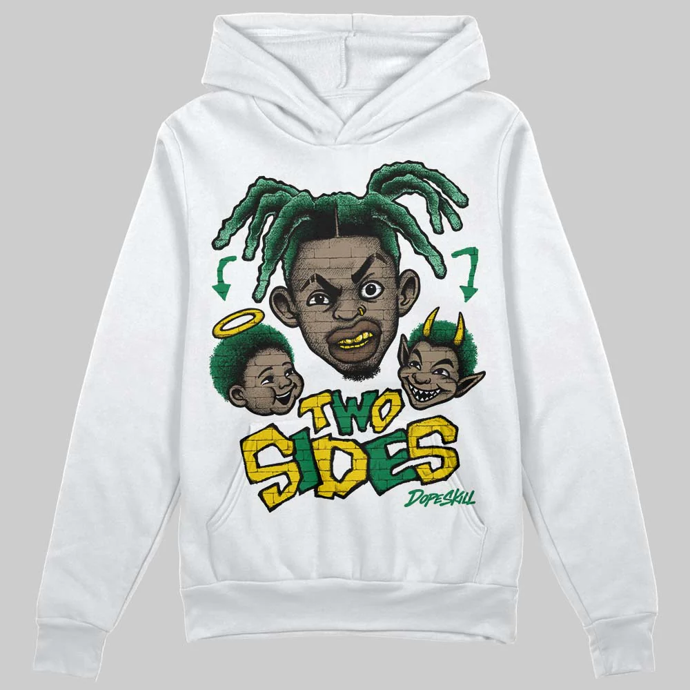Green 'Two Sides' DopeSkill Graphic Hoodie