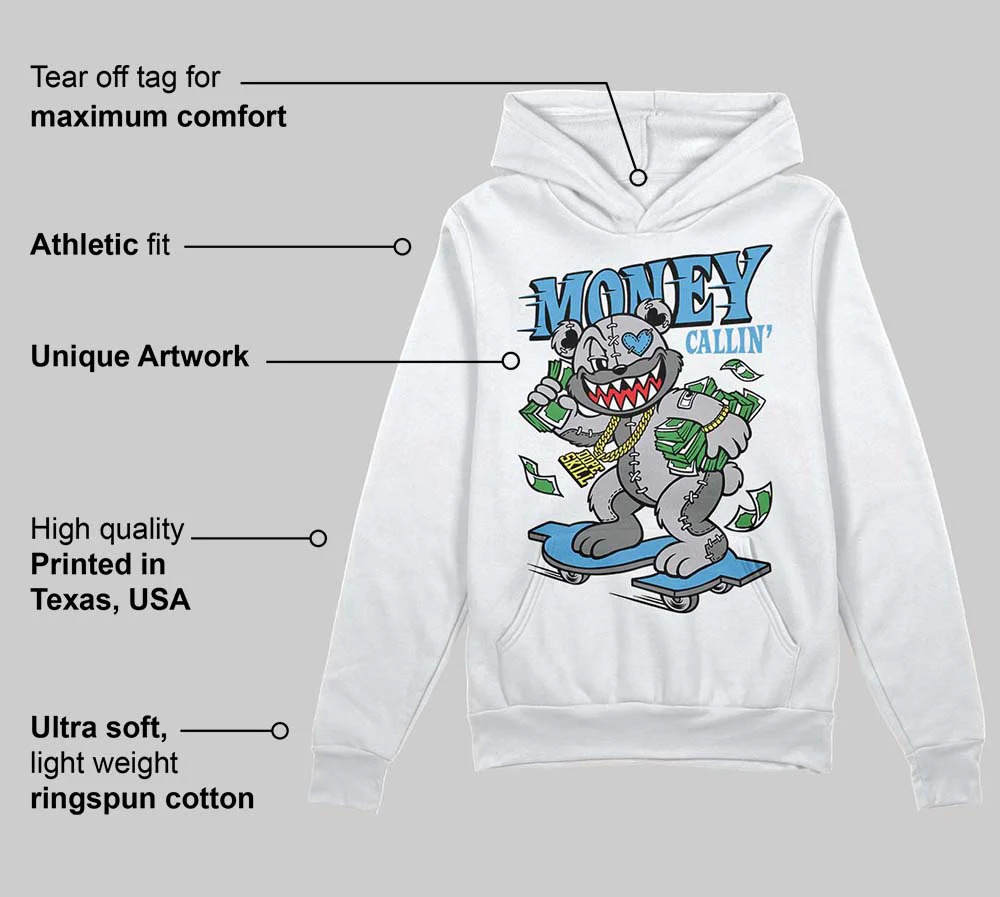Grey Collection DopeSkill Hoodie Sweatshirt Money Callin' Graphic - Image 3