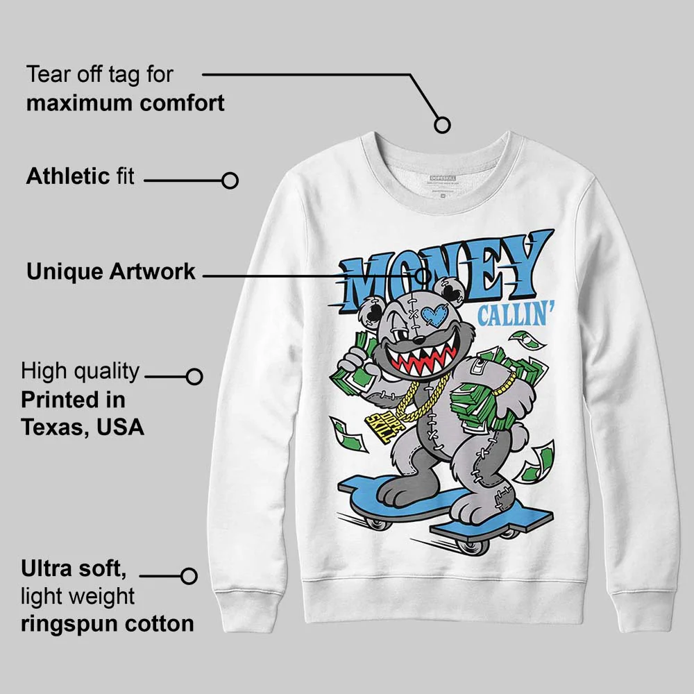 Grey Collection DopeSkill Sweatshirt Money Callin' Graphic - Image 3