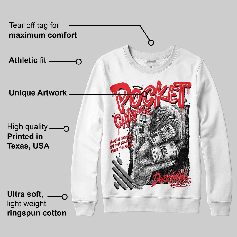 Grey Collection DopeSkill Sweatshirt Pocket Change Graphic - Image 3