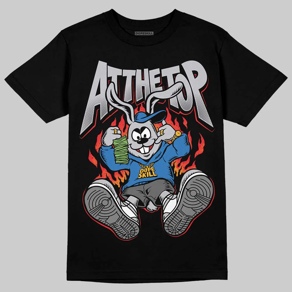 Grey Collection DopeSkill T-Shirt At The Top Graphic - Image 2