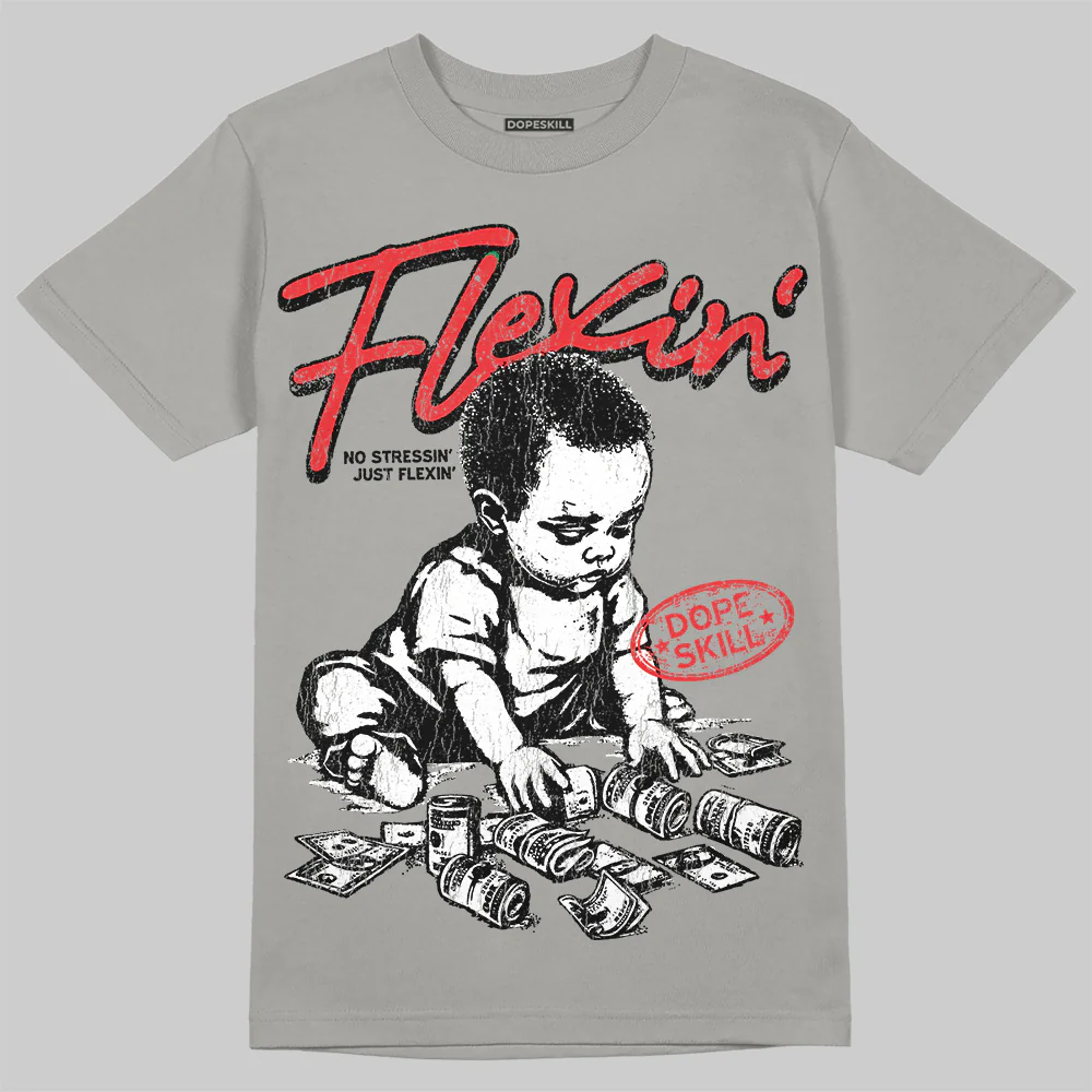 Grey Collection DopeSkill T-Shirt Flexin' Graphic - Image 3