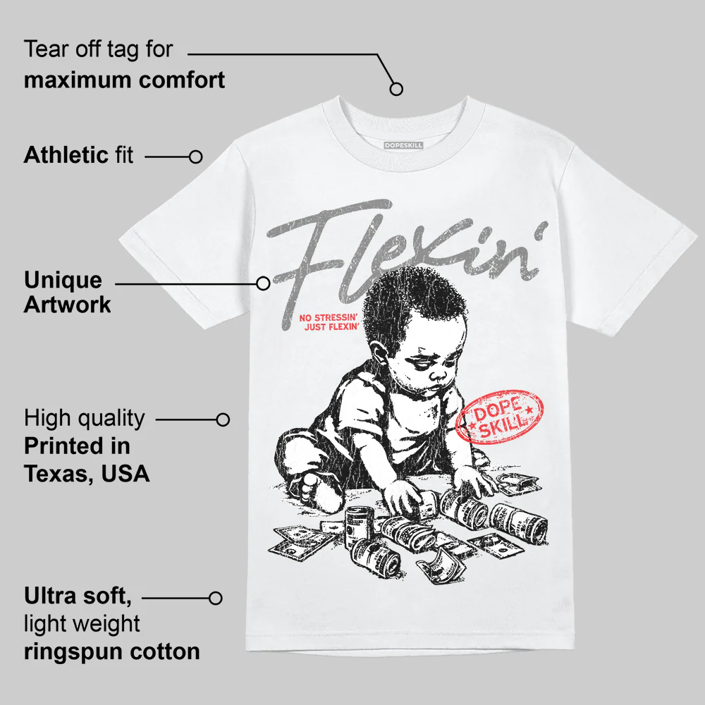 Grey Collection DopeSkill T-Shirt Flexin' Graphic - Image 4