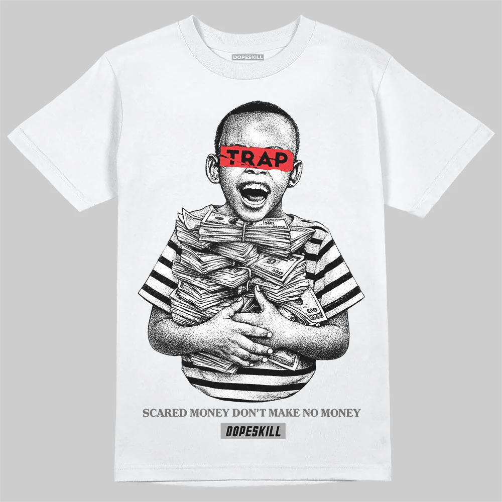 Grey 'Scared Money Don't Make No Money' DopeSkill Graphic T-Shirt