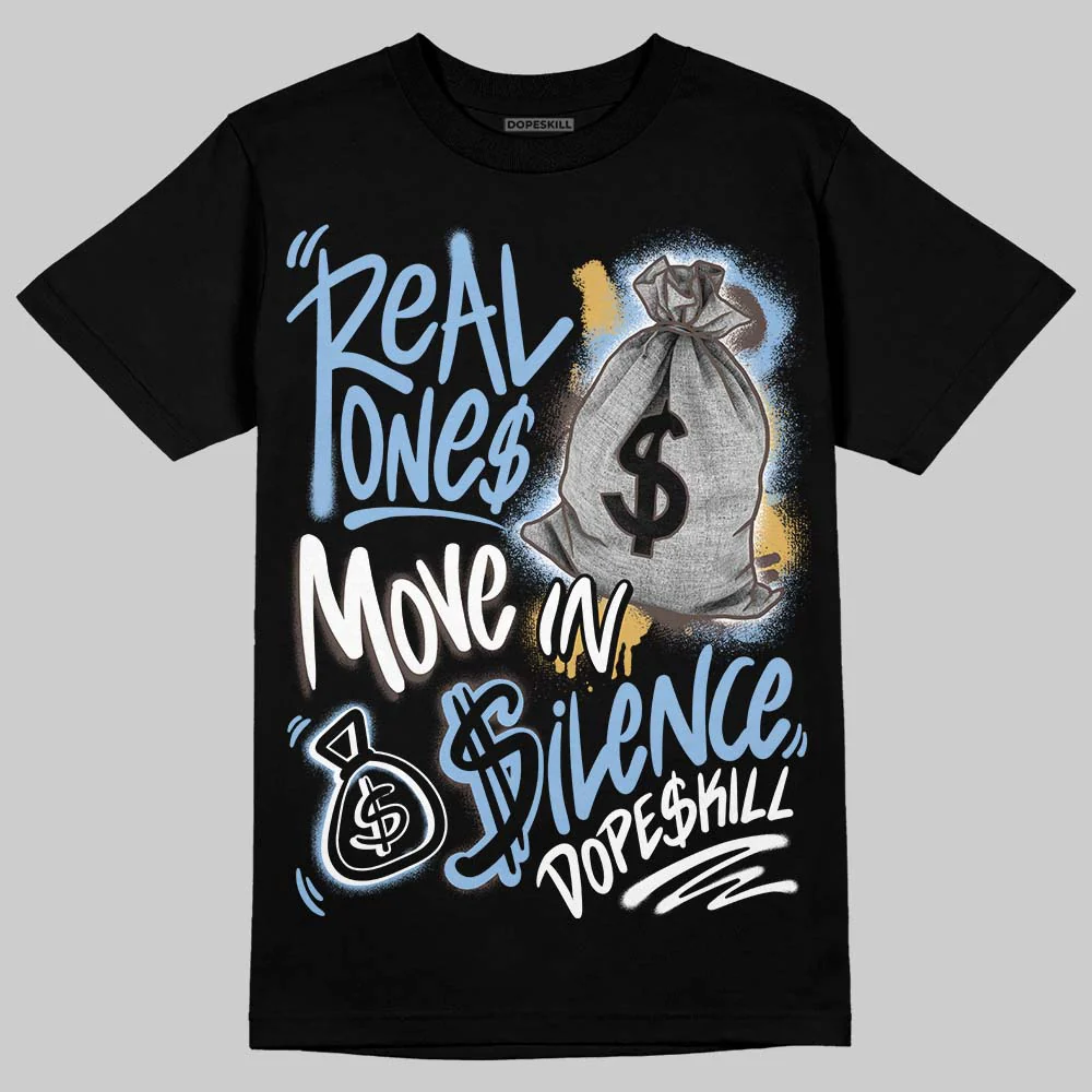 Handball Spezial Light Blue DopeSkill T-Shirt Real Ones Move In Silence Graphic - Image 2