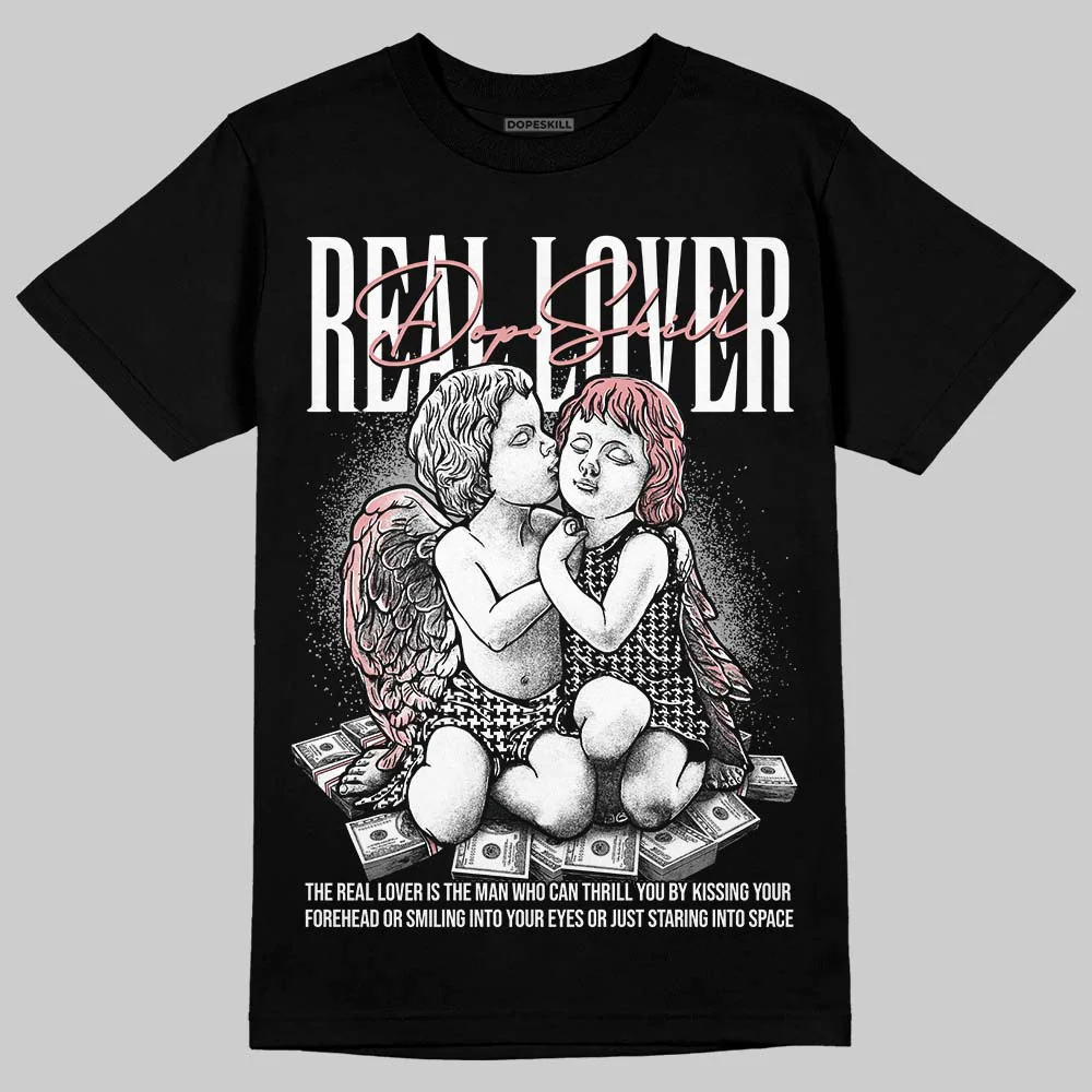 Harris Tweed x Black/Phantom Dunk DopeSkill T-Shirt Real Lover Graphic - Image 2