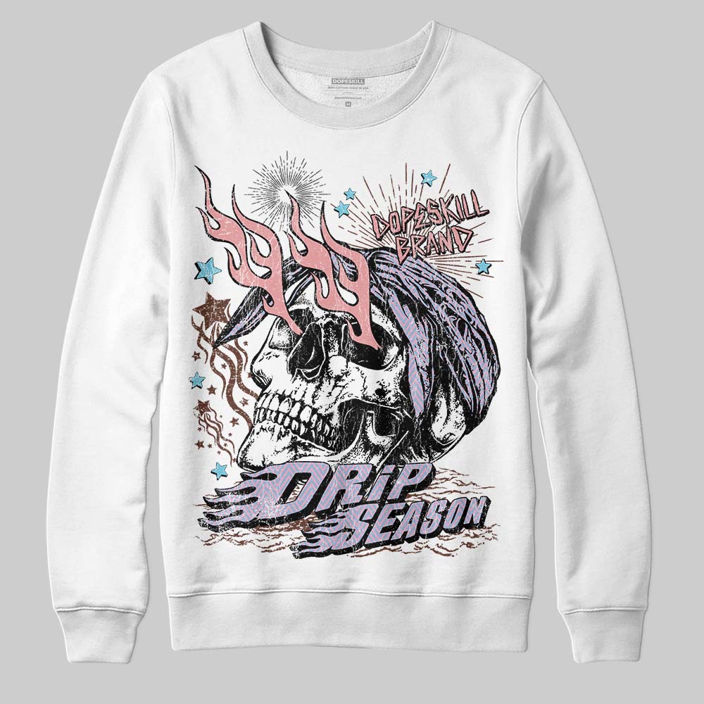 Harris Tweed x Denim Turquoise Dunk DopeSkill Sweatshirt Drip Season Graphic - Image 2