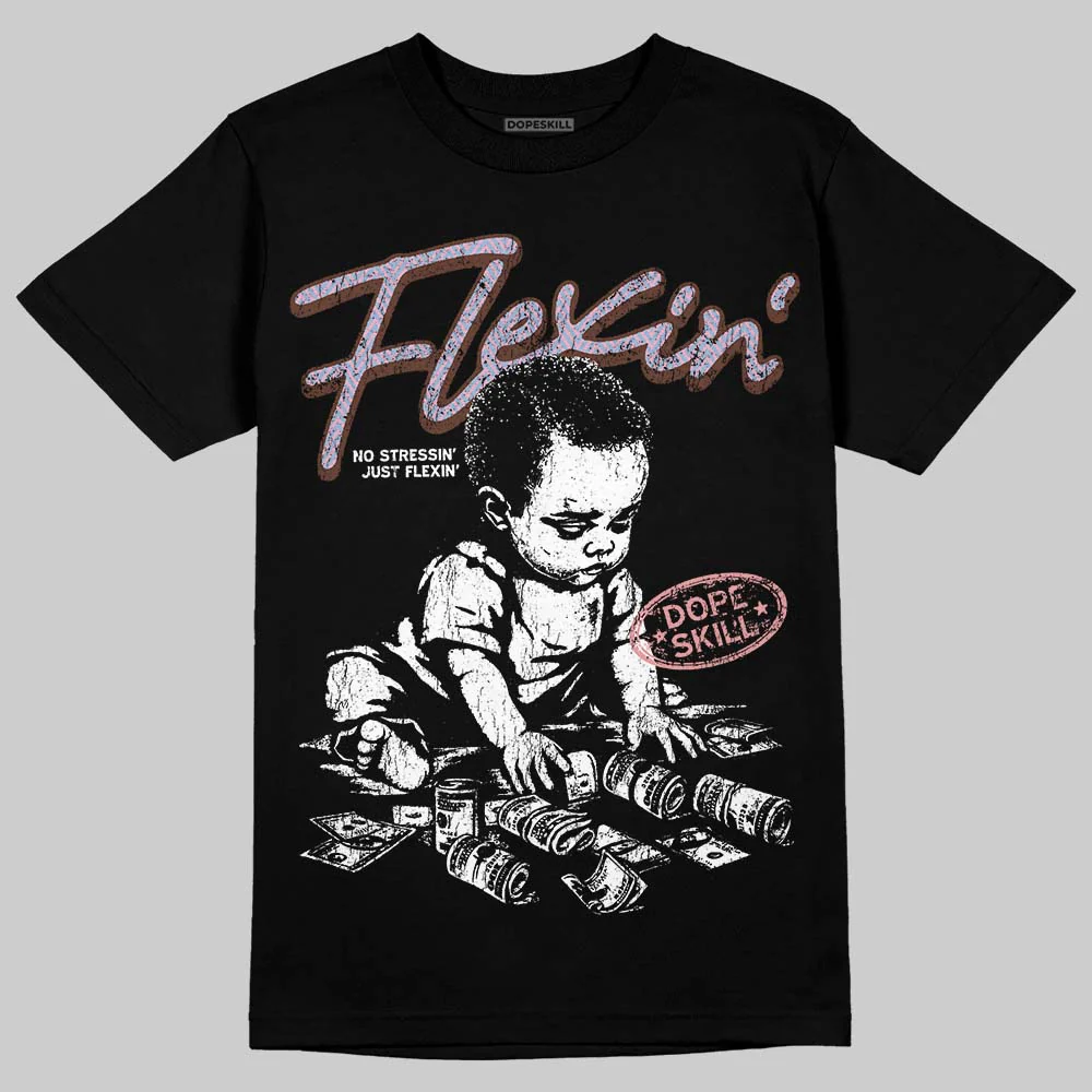 Harris Tweed x Denim Turquoise Dunk DopeSkill T-Shirt Flexin' Graphic
