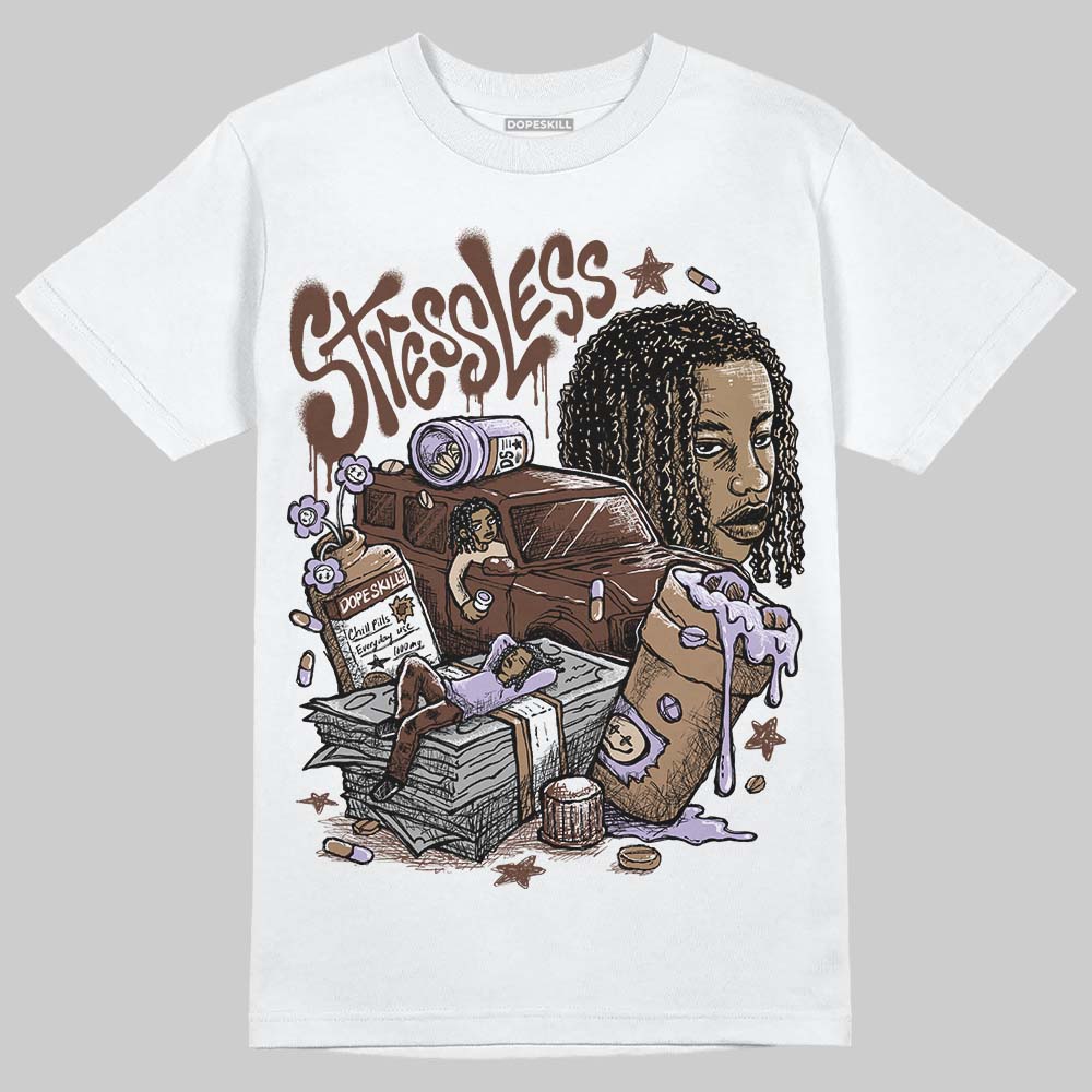 Harris Tweed x Sesame/Violet Mist Dunk DopeSkill T-Shirt Stressless Graphic