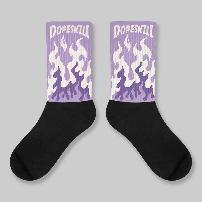 Hydrangeas 10s DopeSkill Sublimated Sock FIRE Graphic