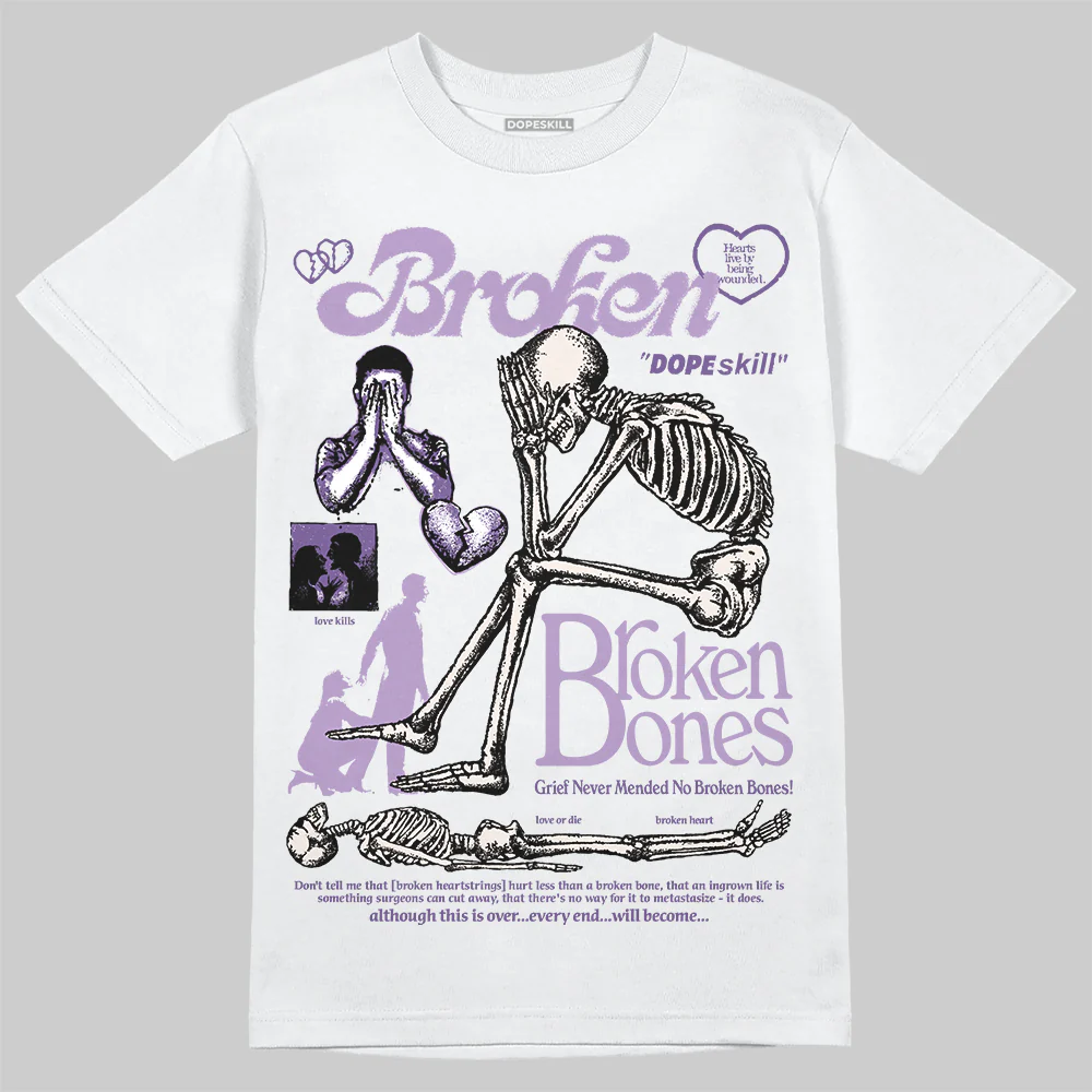 Hydrangeas 10s DopeSkill T-Shirt Broken Bones Graphic