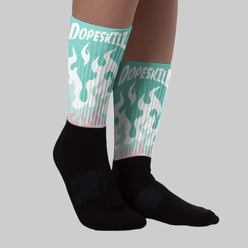 Igloo 11s DopeSkill Sublimated Sock FIRE Graphic - Image 2