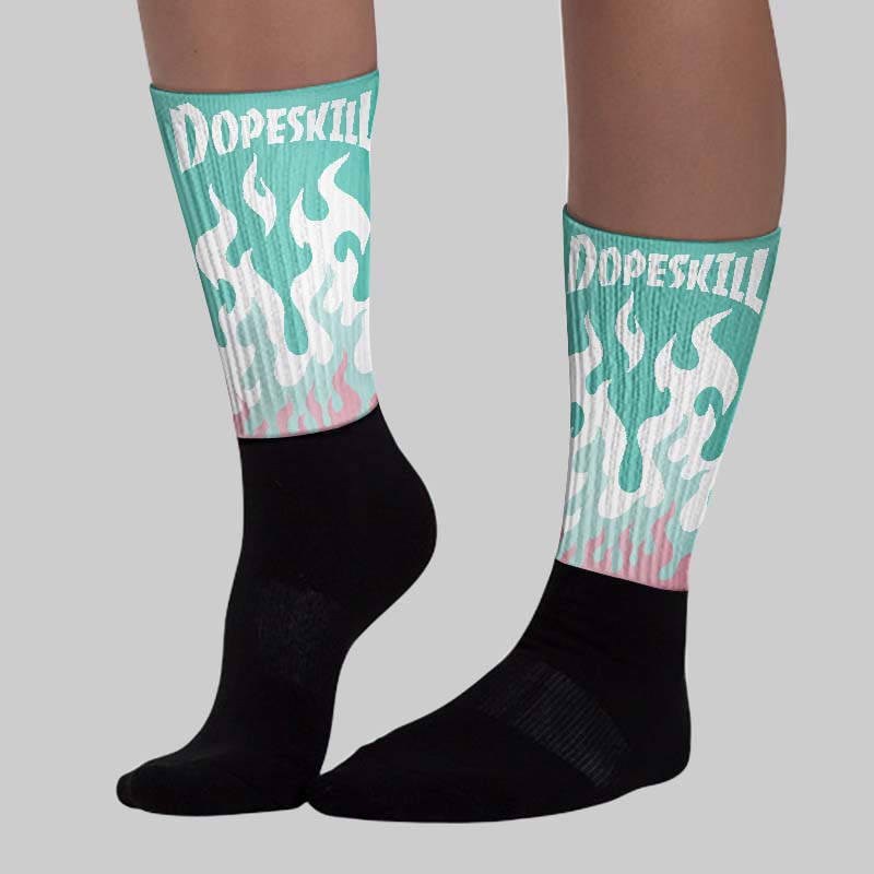 Igloo 11s DopeSkill Sublimated Sock FIRE Graphic - Image 3
