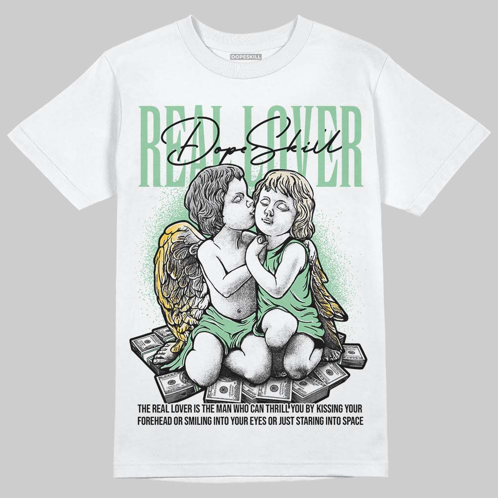 Kayano 12.1 White/Menthol DopeSkill T-Shirt Real Lover Graphic - Image 2