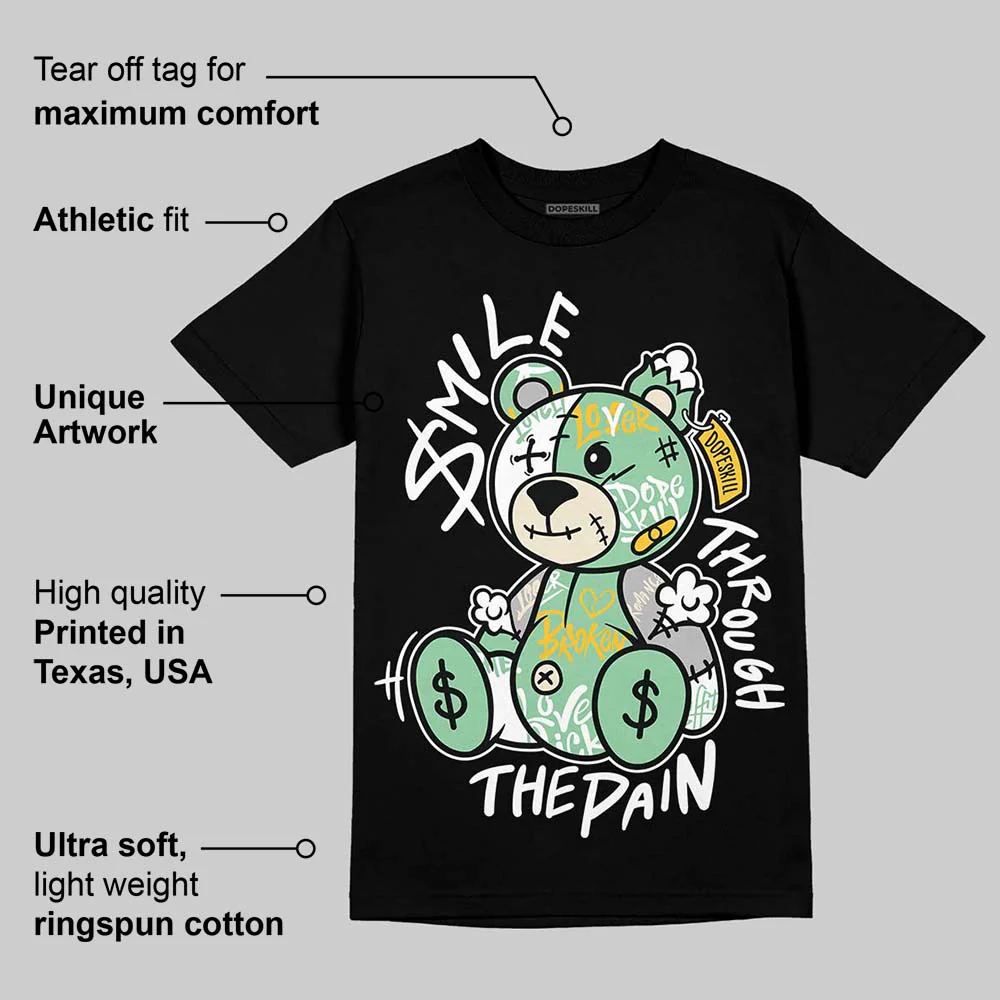 Kayano 12.1 White/Menthol DopeSkill T-Shirt Smile Through The Pain Graphic - Image 3