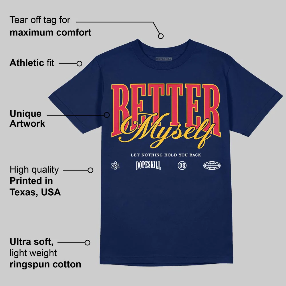 Kobe 5 Protro Caitlin Clark DopeSkill T-Shirt Better Myself Graphic - Image 2