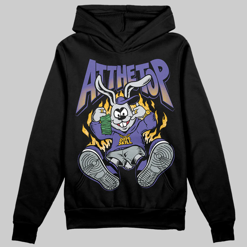 Lakers 4s DopeSkill Hoodie Sweatshirt At The Top Graphic