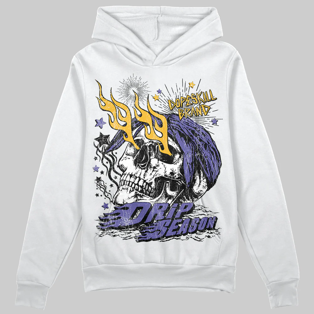 Lakers 4s DopeSkill Hoodie Sweatshirt Drip Season Graphic - Image 2