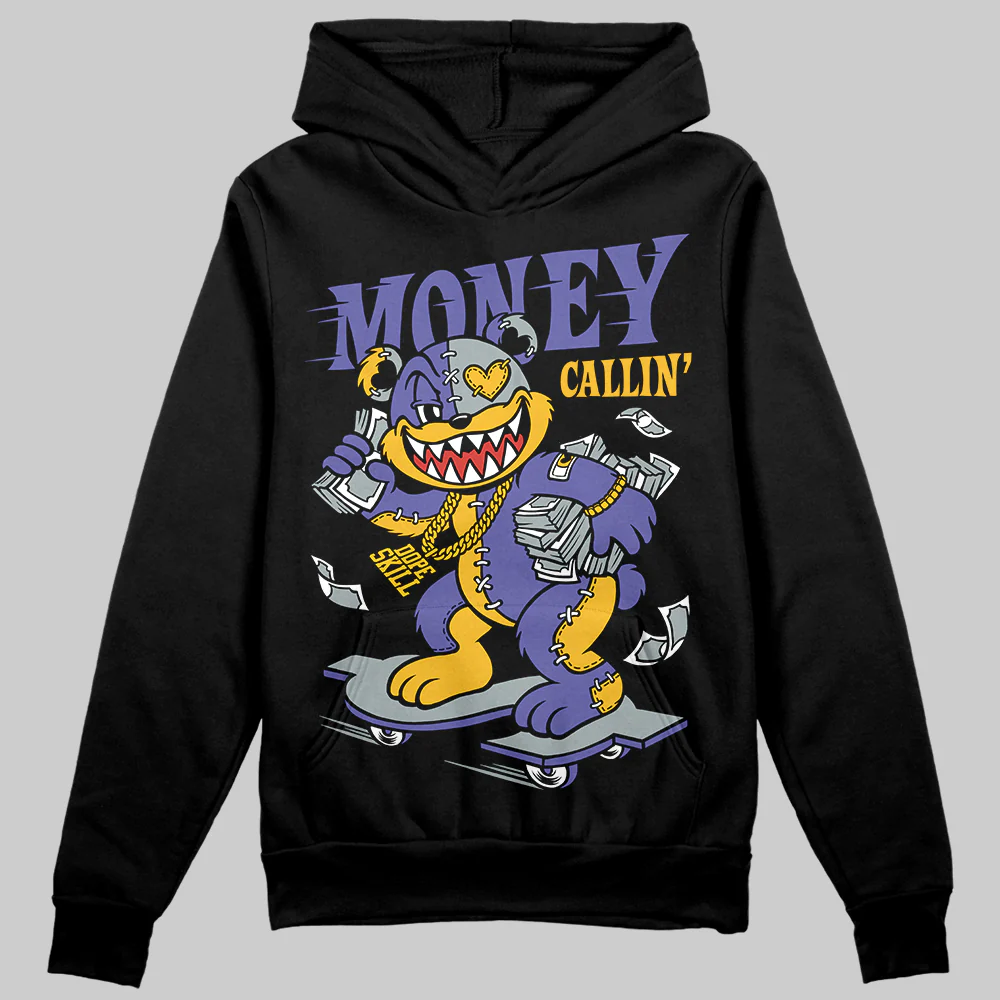 Lakers 4s DopeSkill Hoodie Sweatshirt Money Callin' Graphic