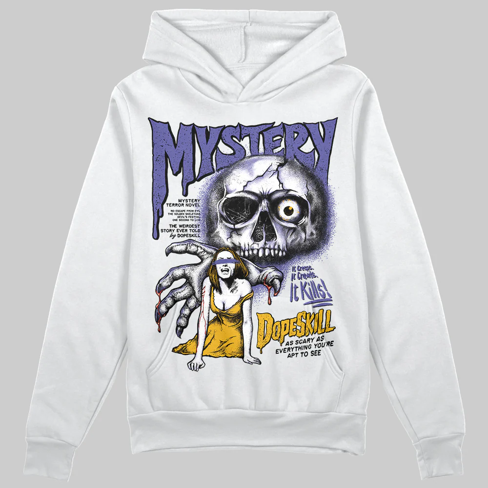 Lakers 4s DopeSkill Hoodie Sweatshirt Mystery Ghostly Grasp Graphic - Image 2
