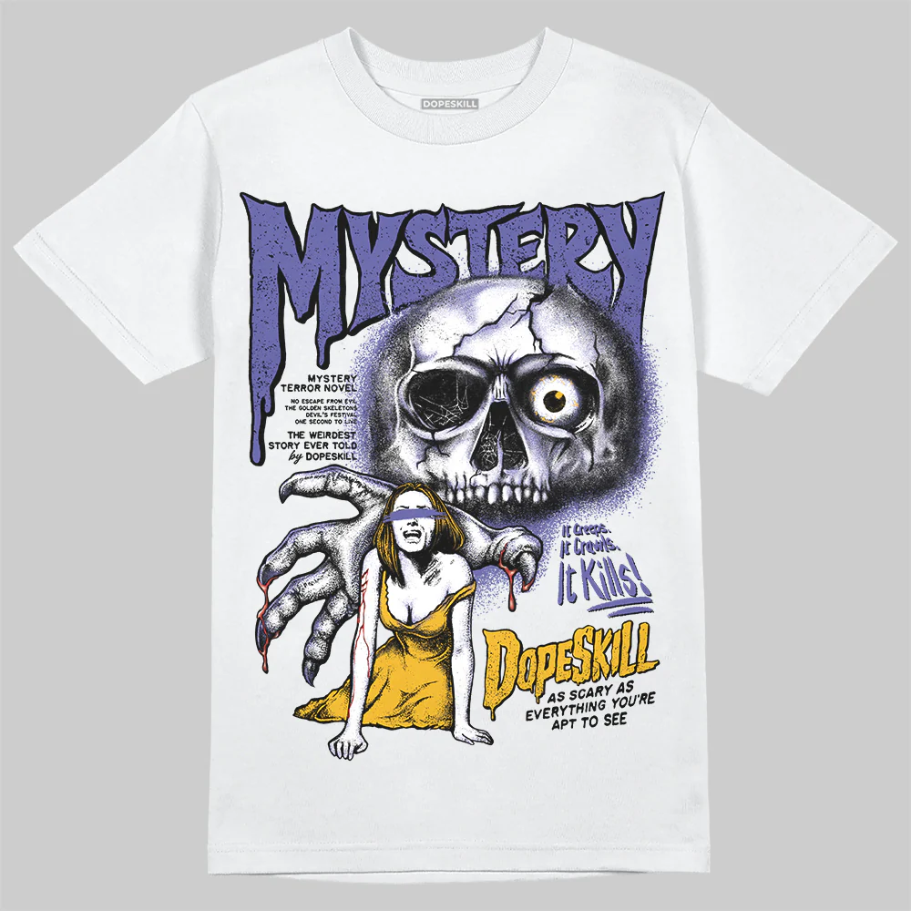 Lakers 4s DopeSkill T-Shirt Mystery Ghostly Grasp Graphic - Image 2