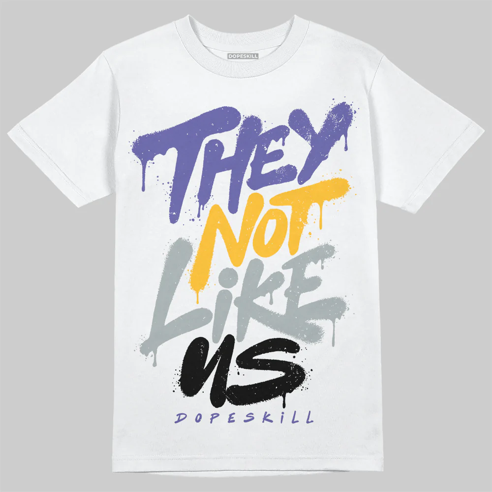 Lakers 4s DopeSkill T-Shirt They Not Like Us Graphic - Image 2