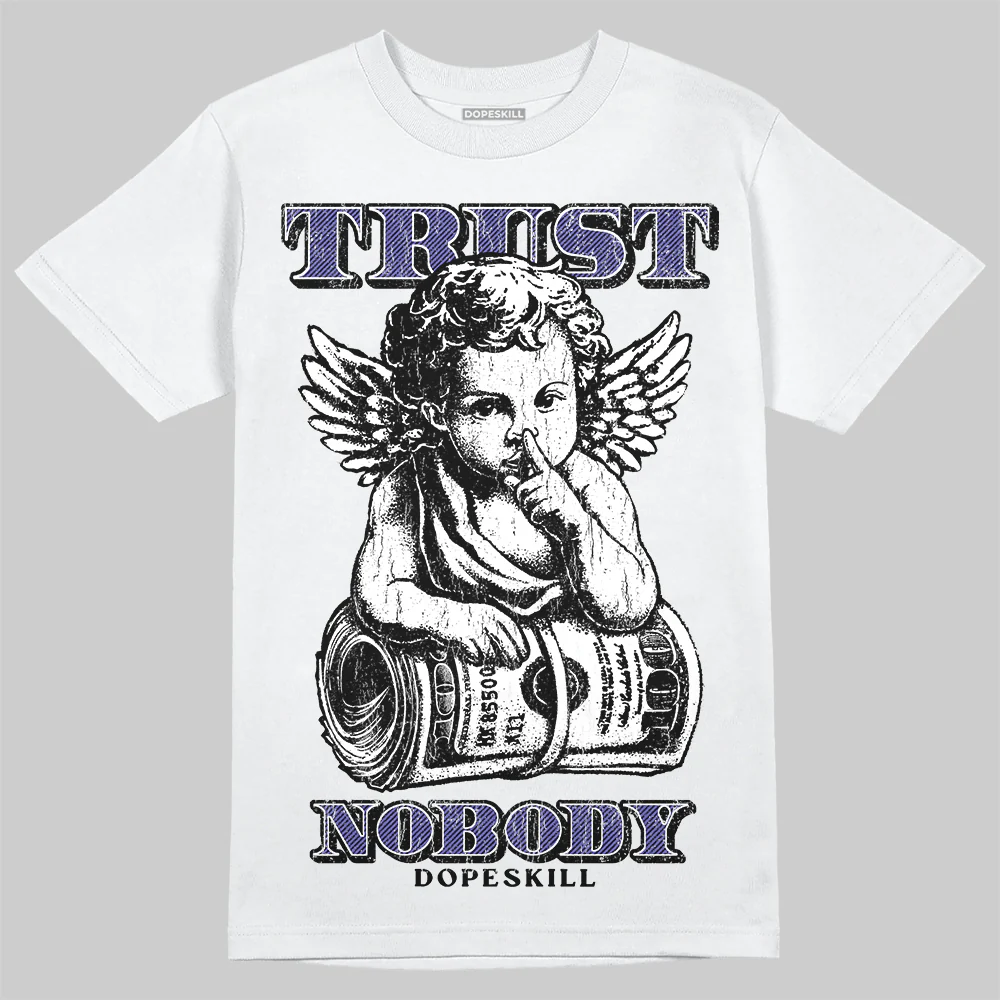 Lakers 4s DopeSkill T-Shirt Trust Nobody Graphic - Image 2