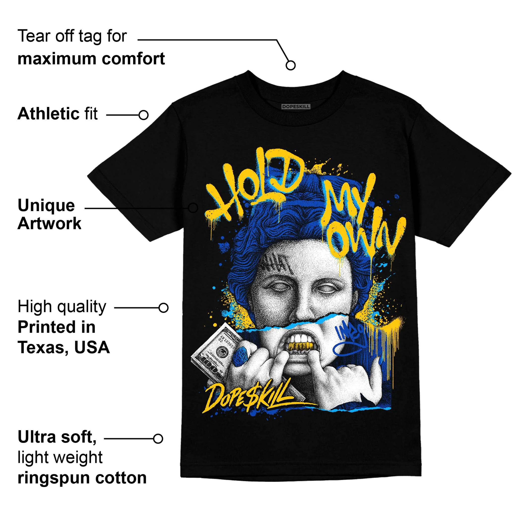 Laney 14s DopeSkill T-Shirt Hold My Own Graphic - Image 3