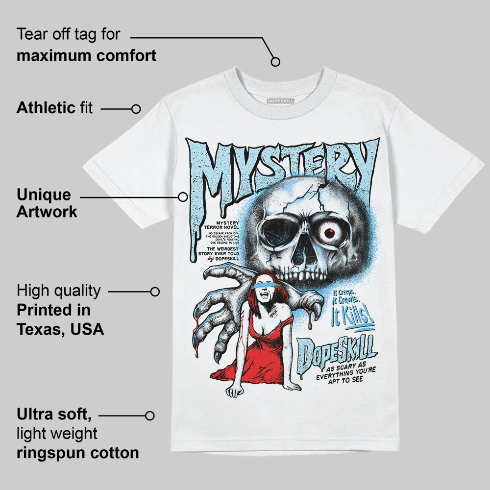 Legend Blue 11s DopeSkill T-Shirt Mystery Ghostly Grasp Graphic - Image 3