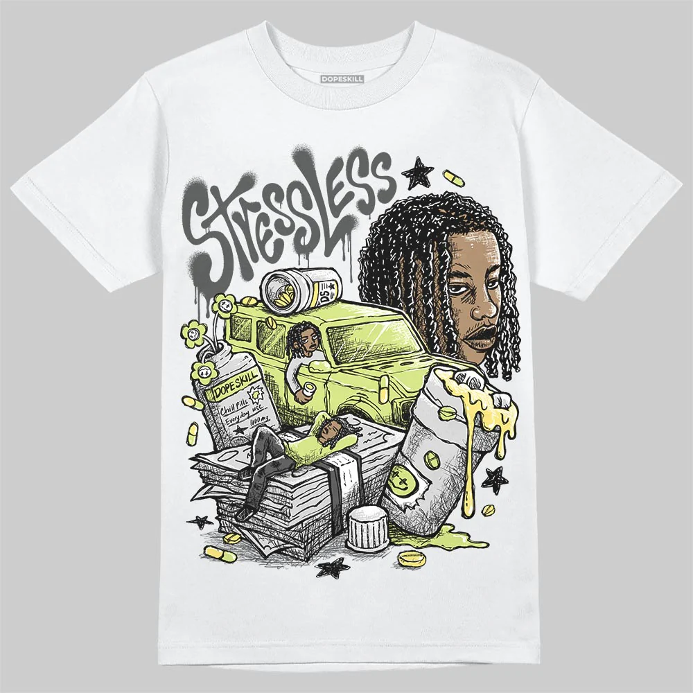 Light Lemon Twist 4s DopeSkill T-Shirt Stressless Graphic - Image 2
