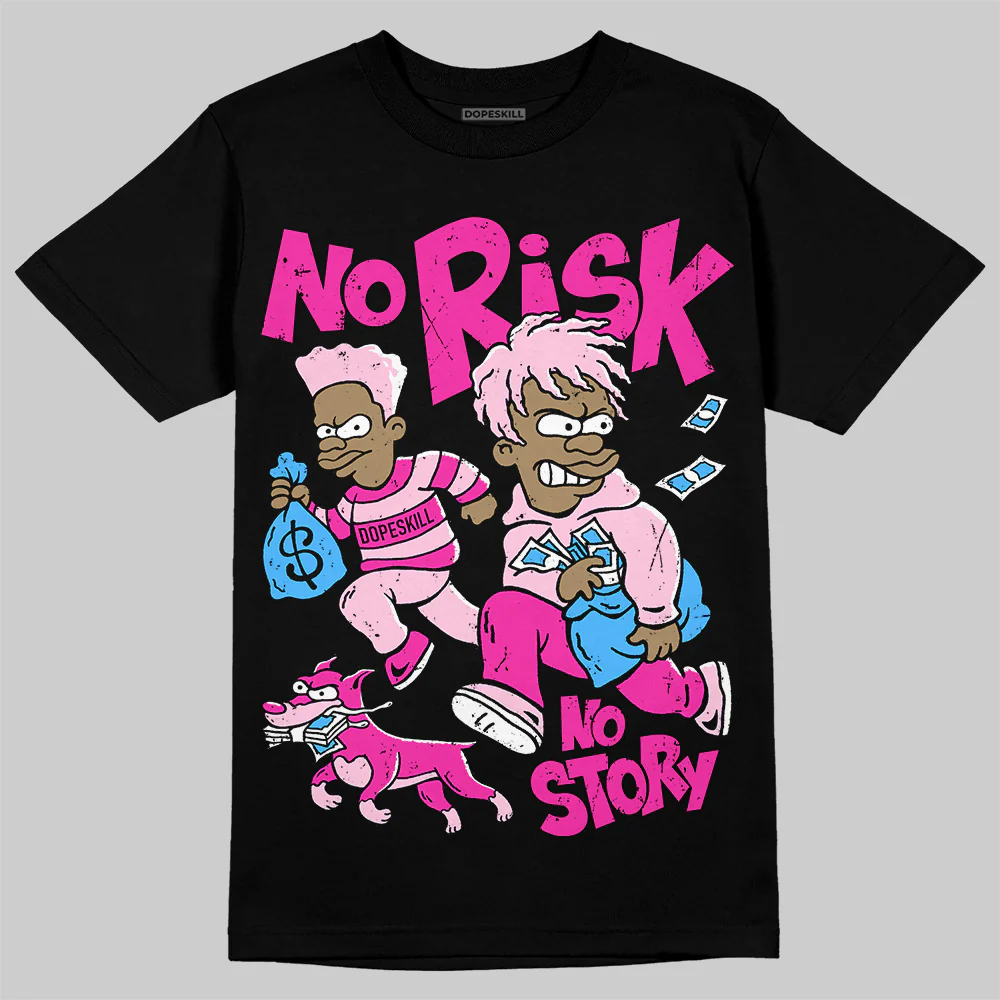 Max 1 Valentine's Day 2025 in White DopeSkill T-Shirt No Risk No Story Graphic - Image 2