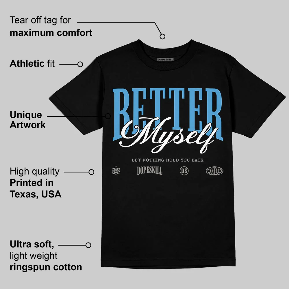 Max 95 Blue Spark DopeSkill T-Shirt Better Myself Graphic - Image 3