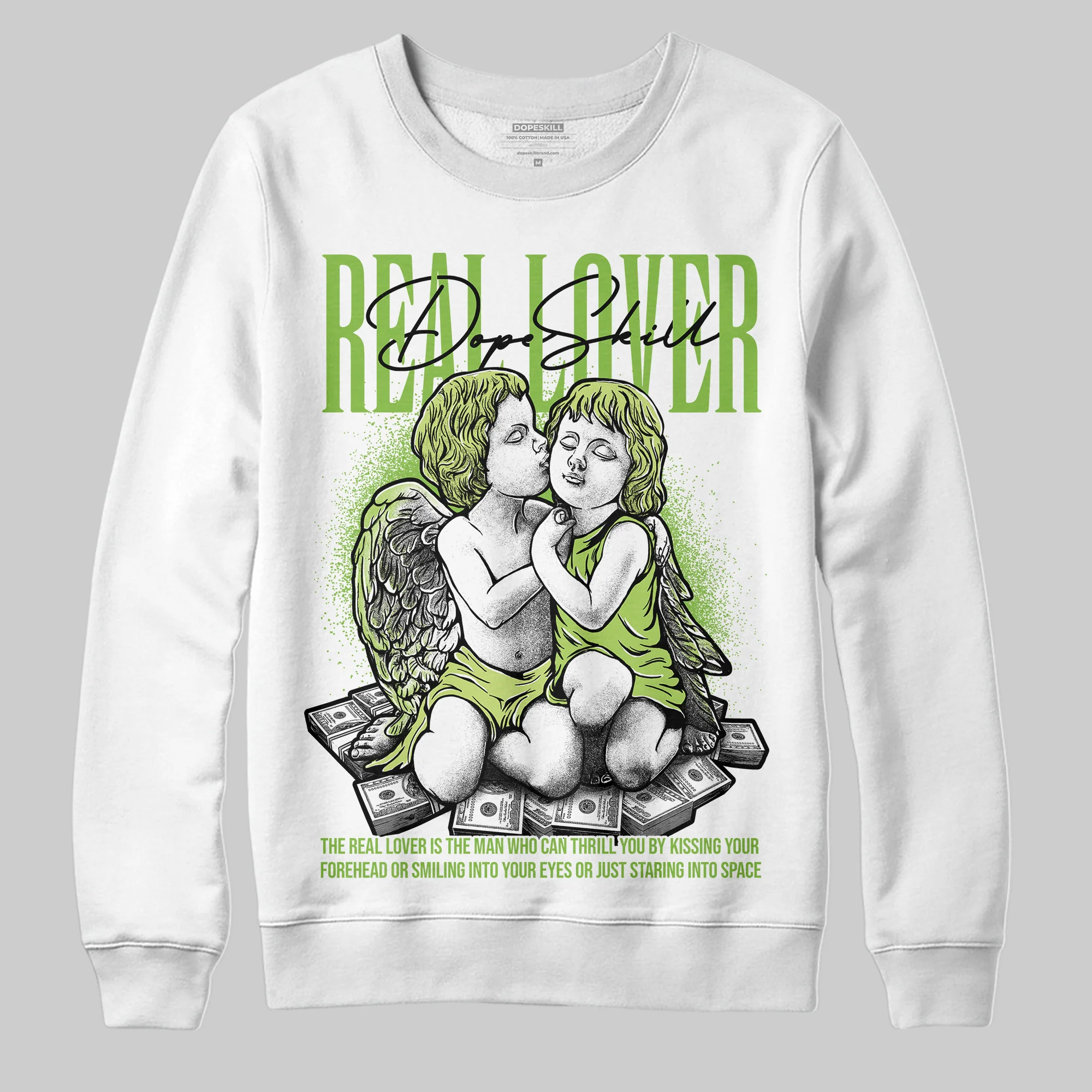 Max 95 OG 'Neon' DopeSkill Sweatshirt Real Lover Graphic - Image 2